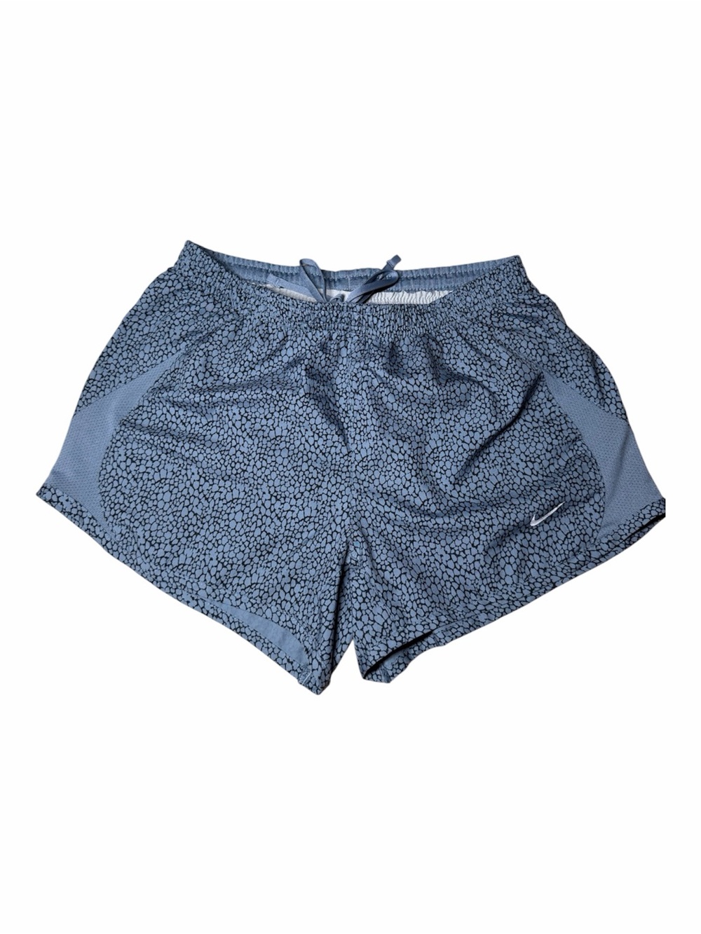 Nike Light Blue Speckle Print Running Shorts